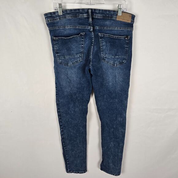 Buffalo David Bitton Jeans Men's 32** Blue Medium Fade Max-X Skinny Stretch - Picture 4 of 16